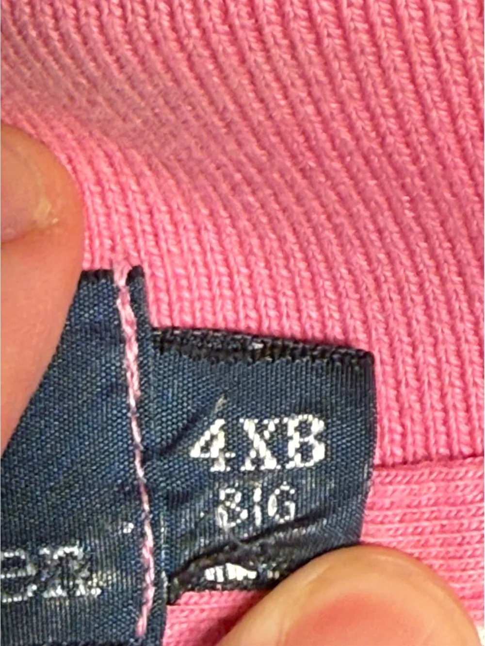 Polo Ralph Lauren Pink Striped Polo Shirt 4XB Big Size